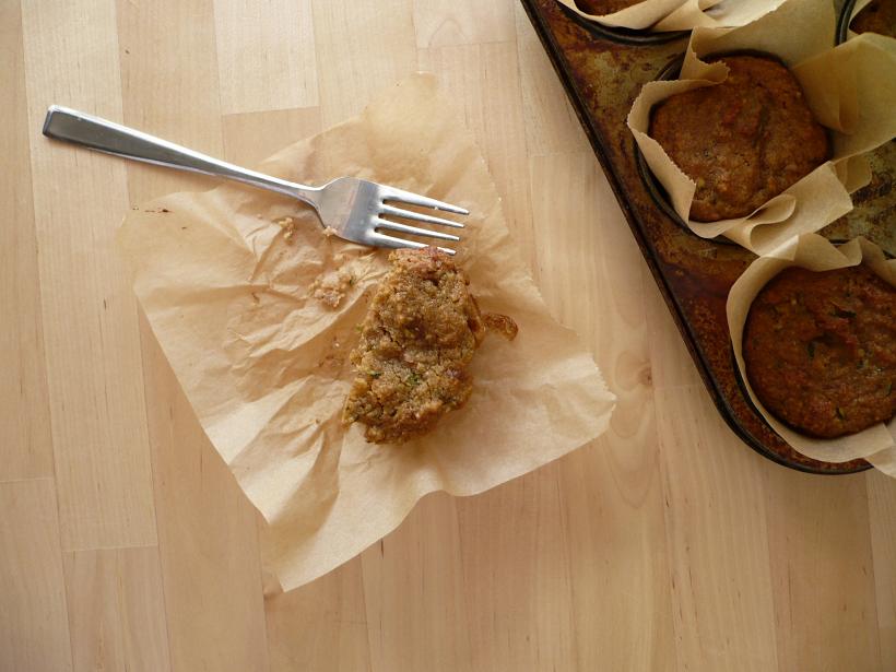 sweet miscellany Lemon Ginger Zucchini Muffins