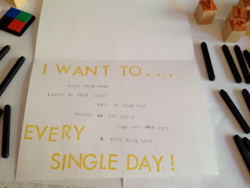 How to be awesome on valentines day #frozenyogurtaustralia whitebrickwall: DIY Valentine's Day Card