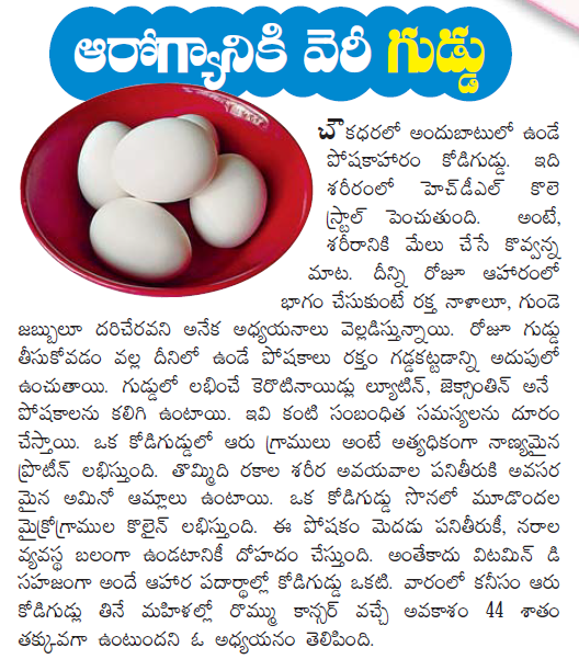 Beauty Tips: benefits of egg in telugu