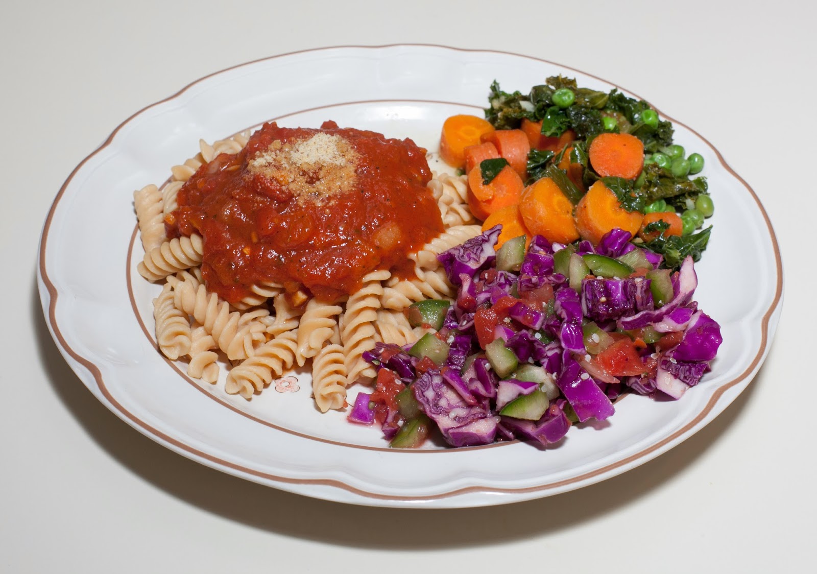 Dinner with Dilip Red Lentil Rotini with Heirloom Tomato Sauce
