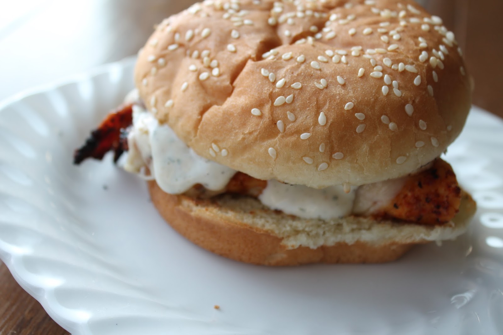 Mrs. Schwartz's Kitchen Grilled Chicken Bacon Ranch Sandwich