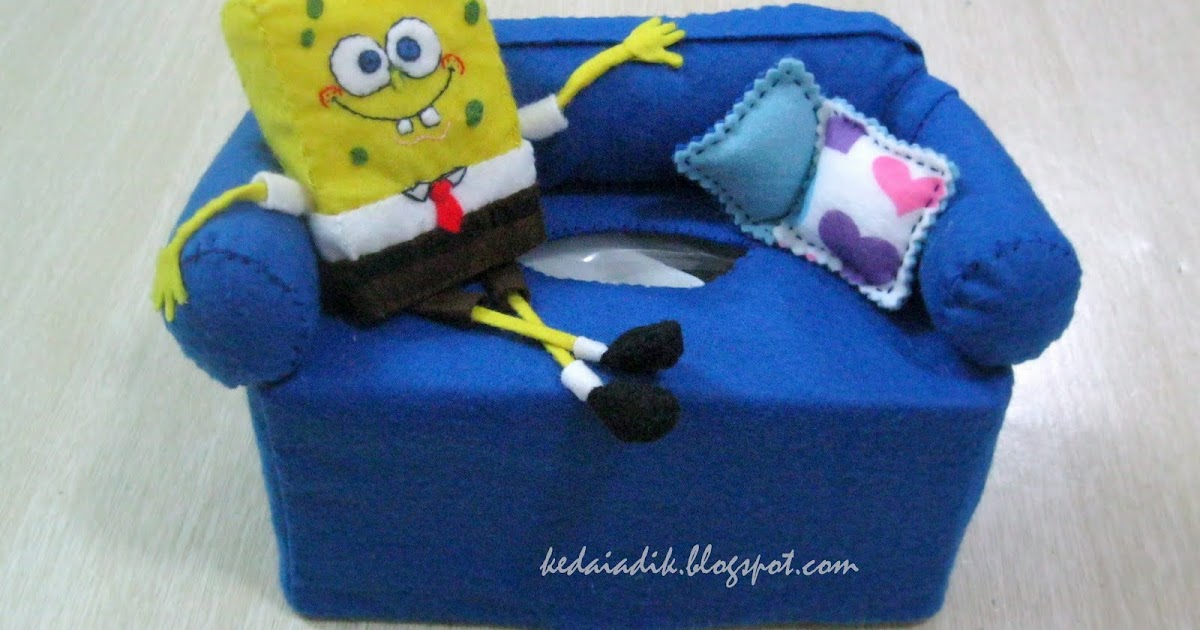 KEDAI ADIK SPONGEBOB SQUAREPANTS TISSUE BOX COVER