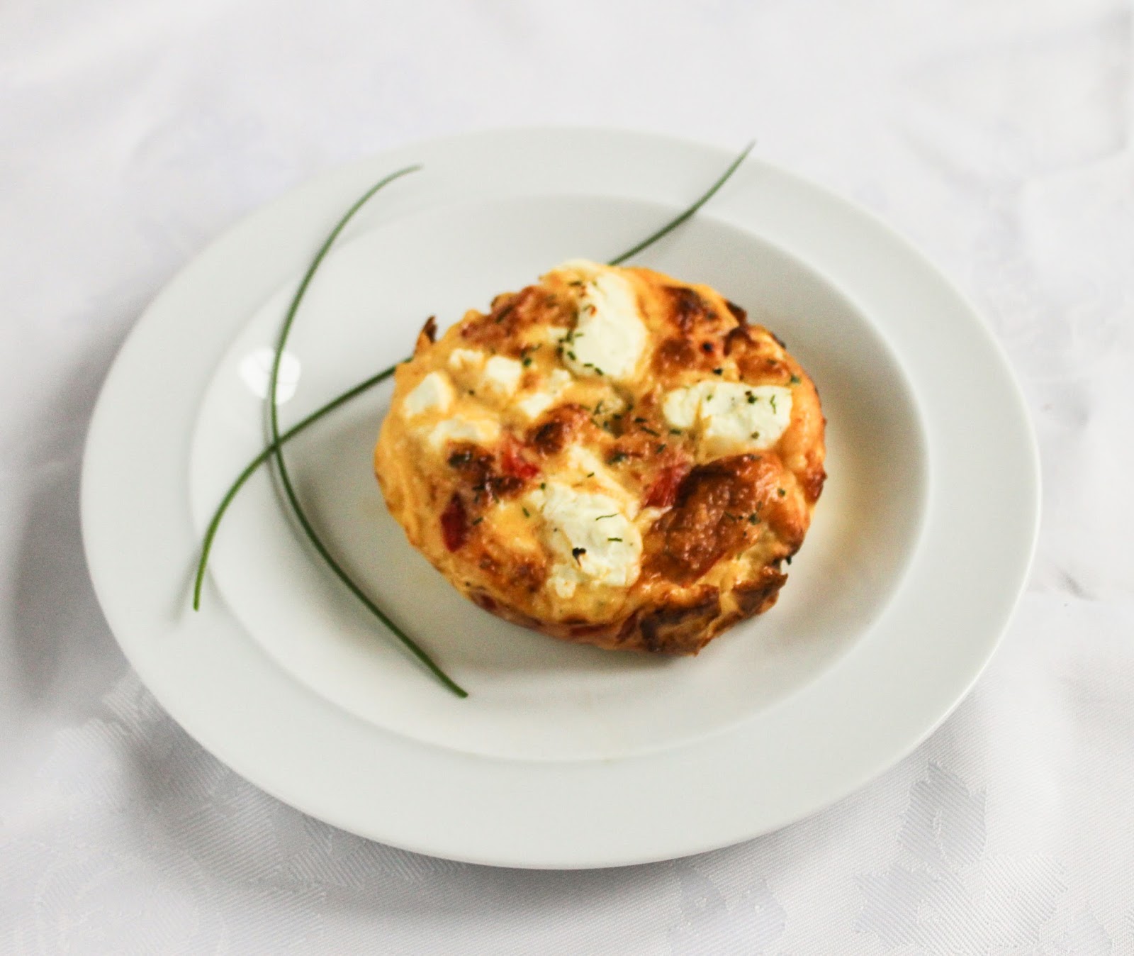 eat like you love yourself Goats Cheese and Pepper Frittata
