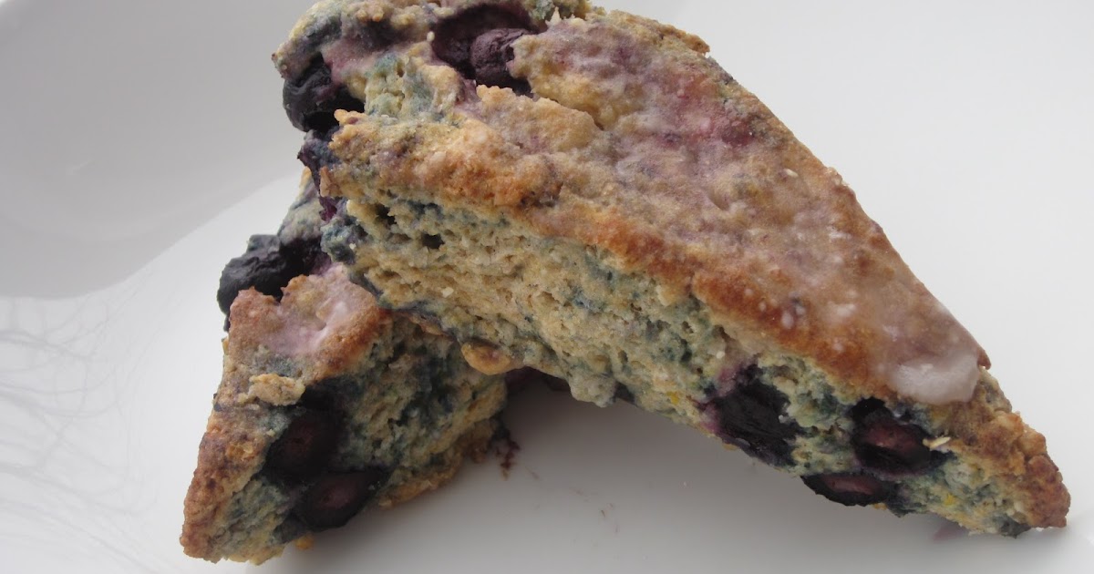 Sweet Luvin' In The Kitchen WheatOat Blueberry Lemon Scones