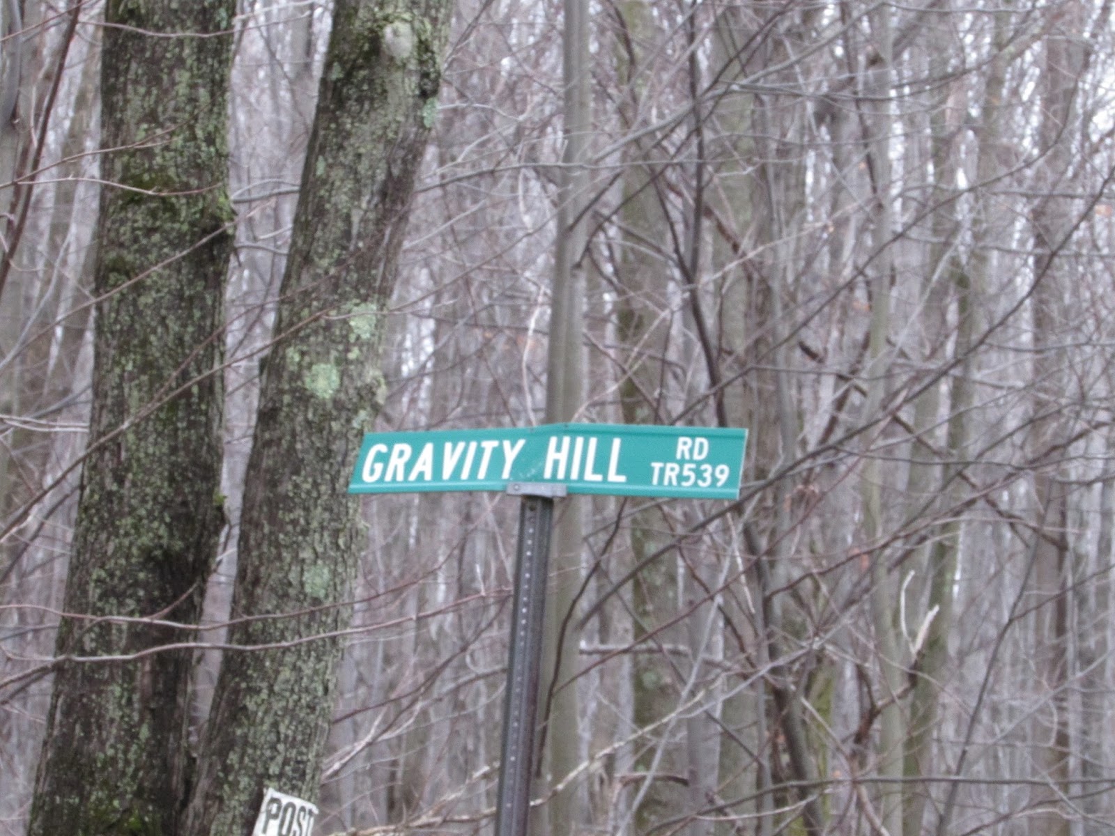 Gravity Hill and Cuppet's Covered Bridge, New Paris, PA Bedford County