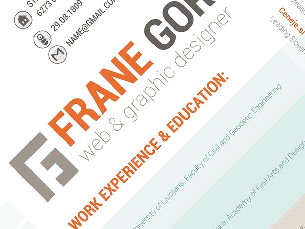 15 examples of attractive graphic design resumes  cv