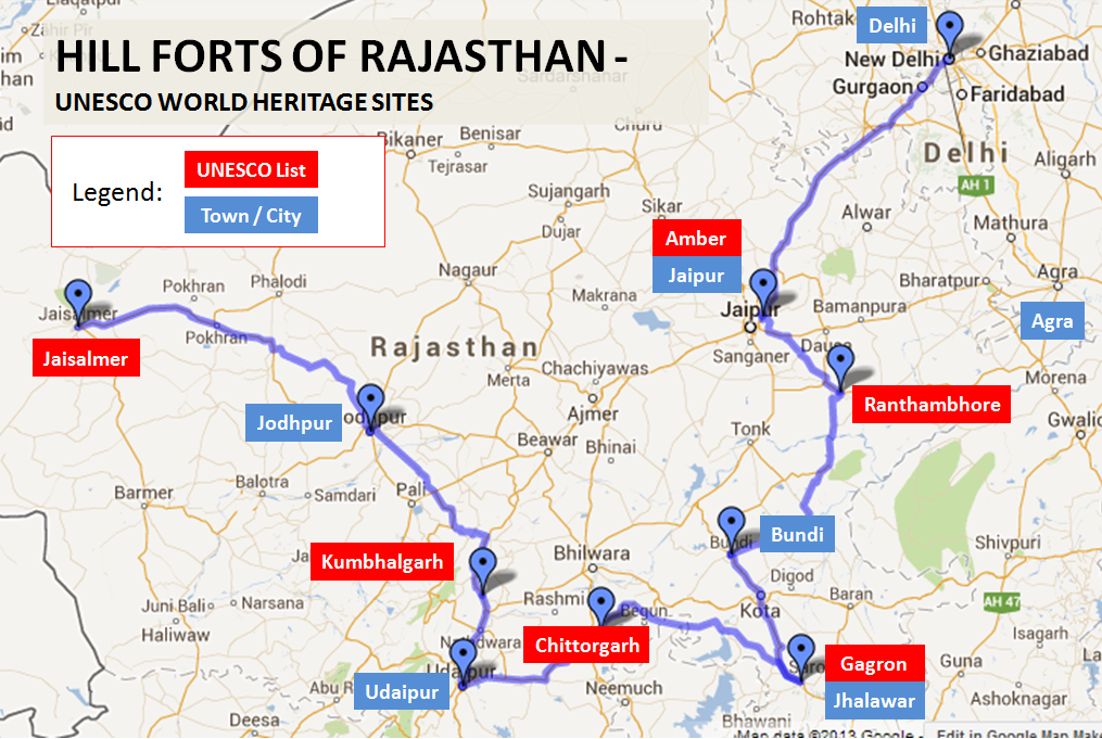 The Magic Tours Blog The Hill Forts of Rajasthan, Aravalli Range