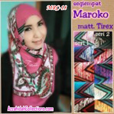 Jilbab Segi Empat Umama Scarf Marocco - www.azzahidahcollections.com