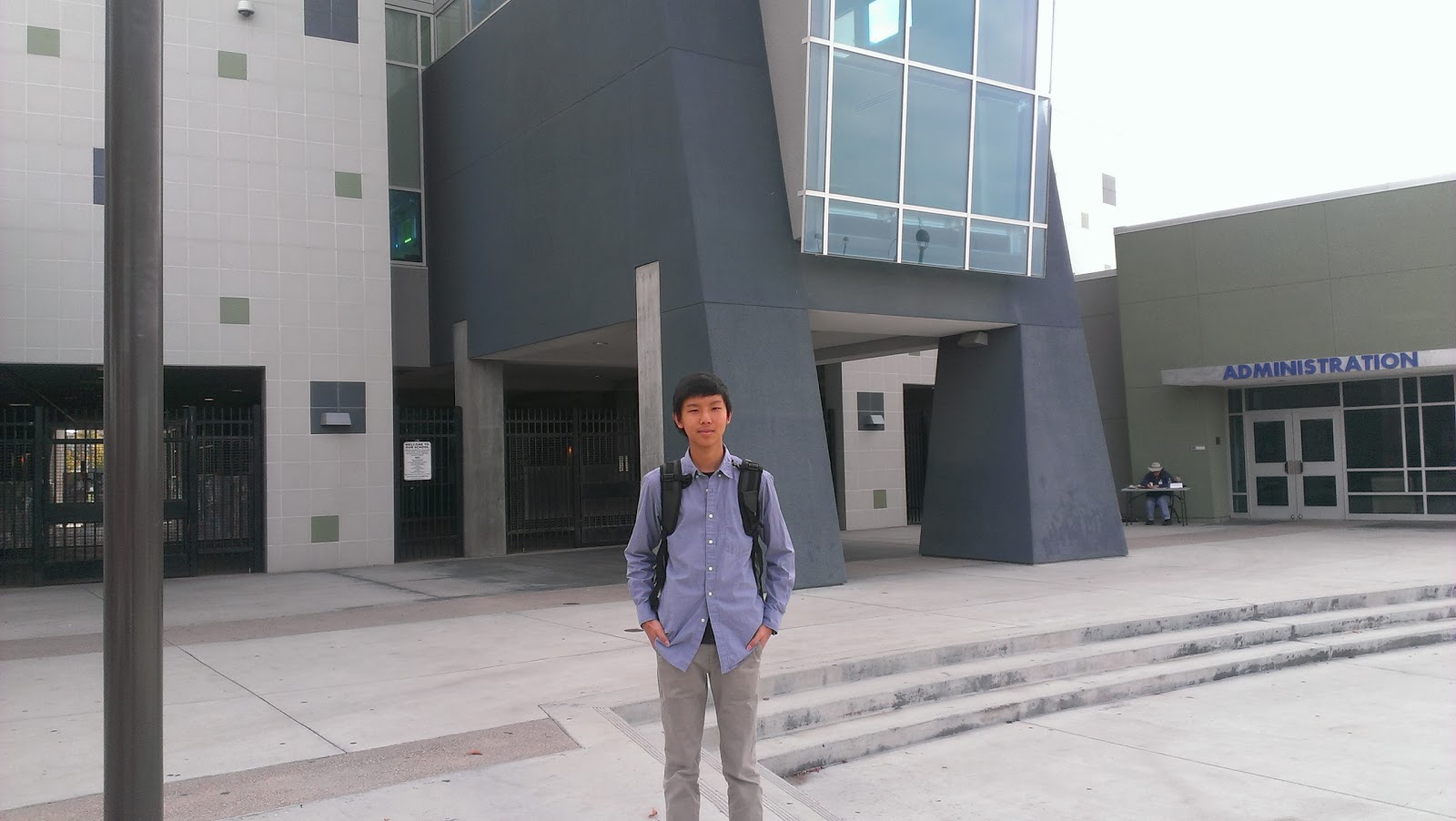 First day in San Diego Del Norte High School Phil's America Exchange Year