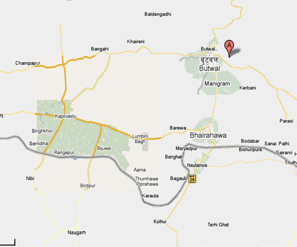 Lumbini map 