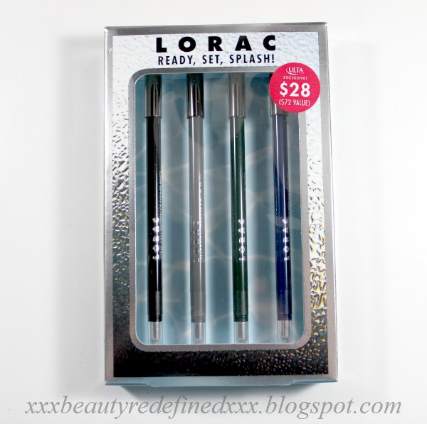 BeautyRedefined by Pang LORAC Ready, Set, Splash Eyeliner Set Review & Swatches