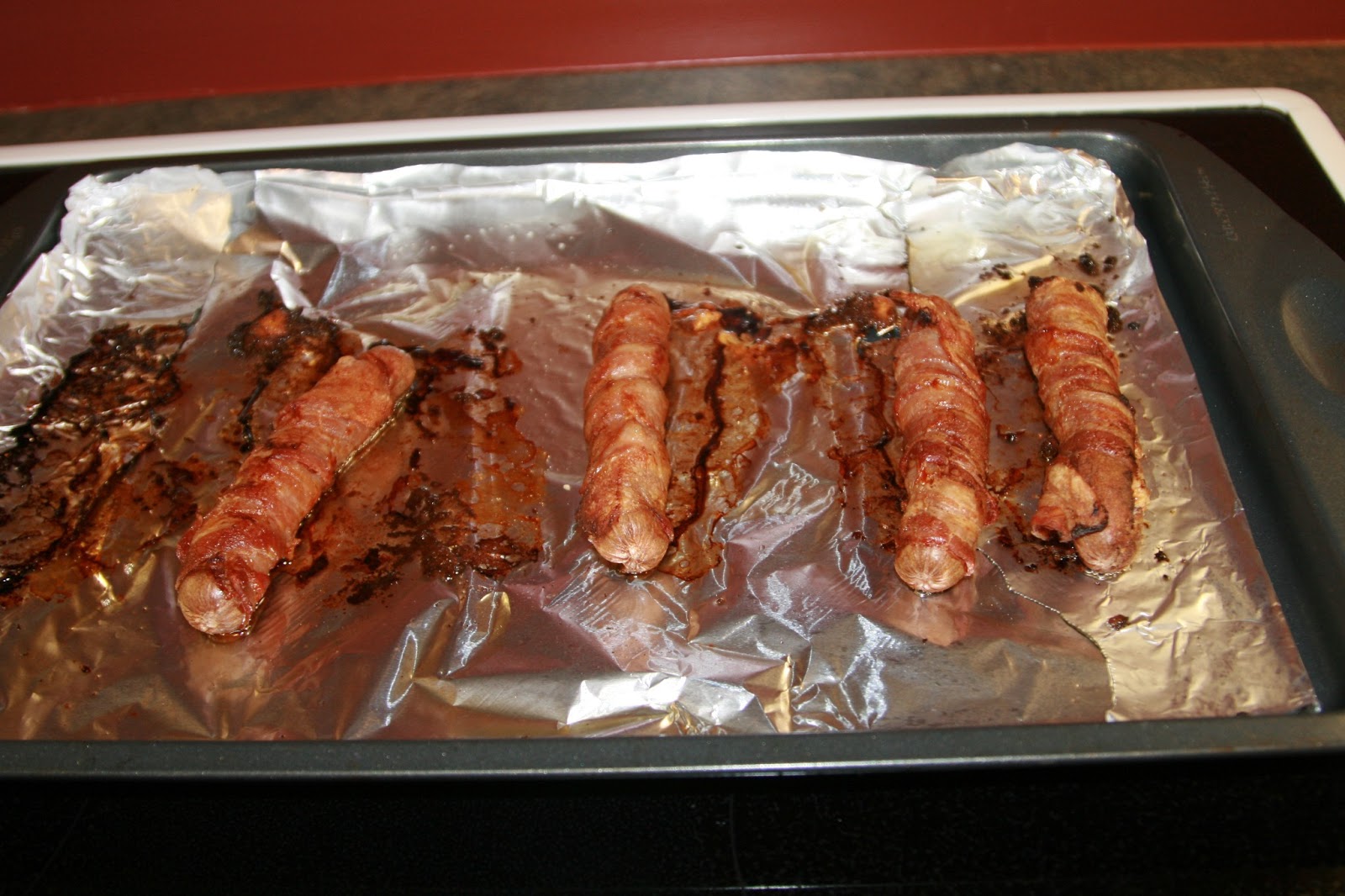 Inspiringly Creative Cream Cheese Stuffed, Bacon Wrapped, Hotdogs