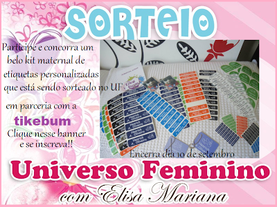Sorteio em parceria Tikebum