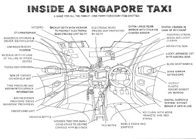 Inside a Singapore taxi - a game for all the family