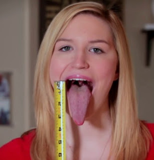 how to measure her tongue