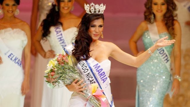 Miss Mundo World Nicaragua 2013 winner Maria Esther Cortes