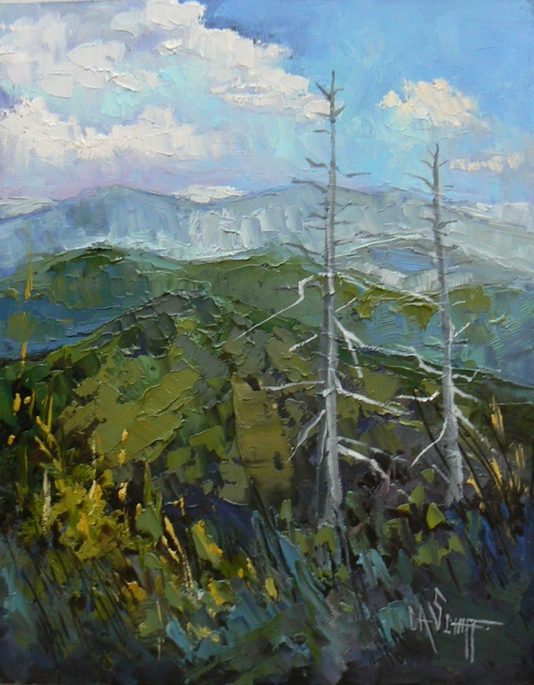 Contemporary Artists of North Carolina Art Sale, Mountain Painting