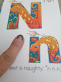 teach preschooler the letter n