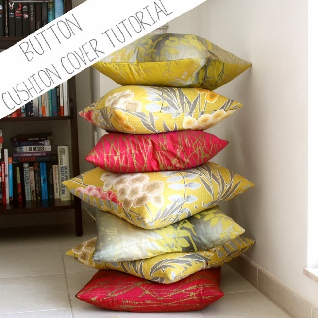 Stephanie Deaves Tutorial Cushion cover with buttons