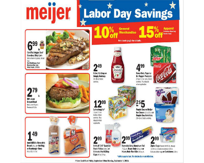 How to use a Meijer coupon We have gathered all the online weekly ad circulars & flyers for your favorite stores. You can also find the best deals available for major shopping events like Black Friday Sales, Cyber Monday Sales, Valentines Day, Columbus Day, Easter Sales, Presidents Day, July 4th sales, Labor Day or Christmas Sales.
