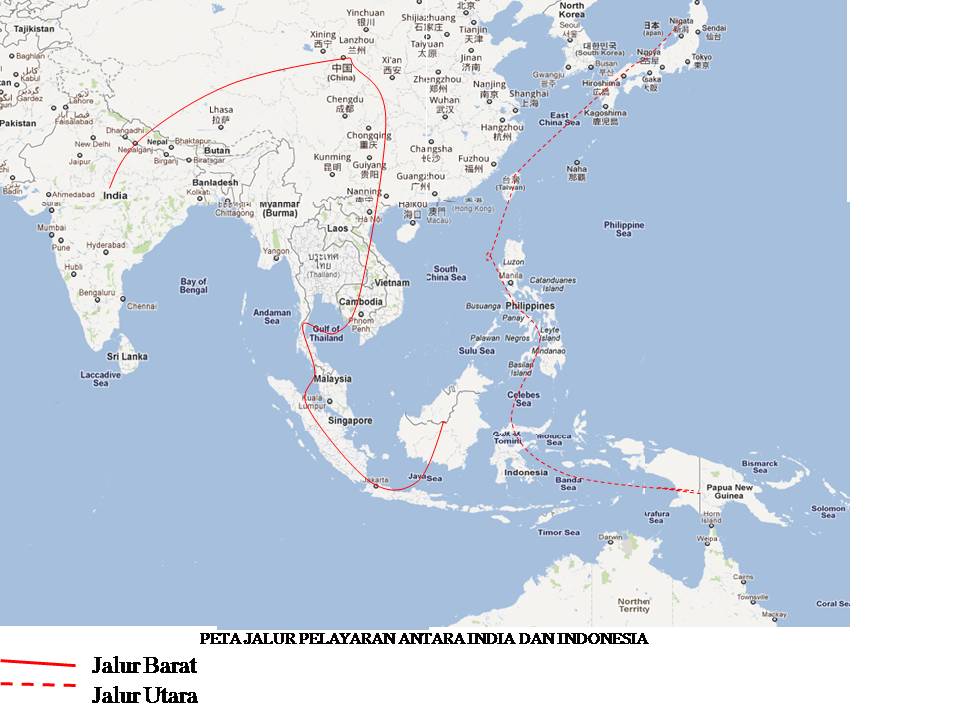 Hindu Buddha: PETA JALUR MASUKNYA HINDU BUDDHA DI INDONESIA