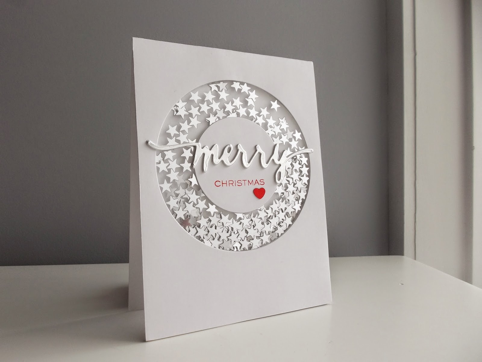 twine around fusion card challenge sparkly christmas christmas shaker card