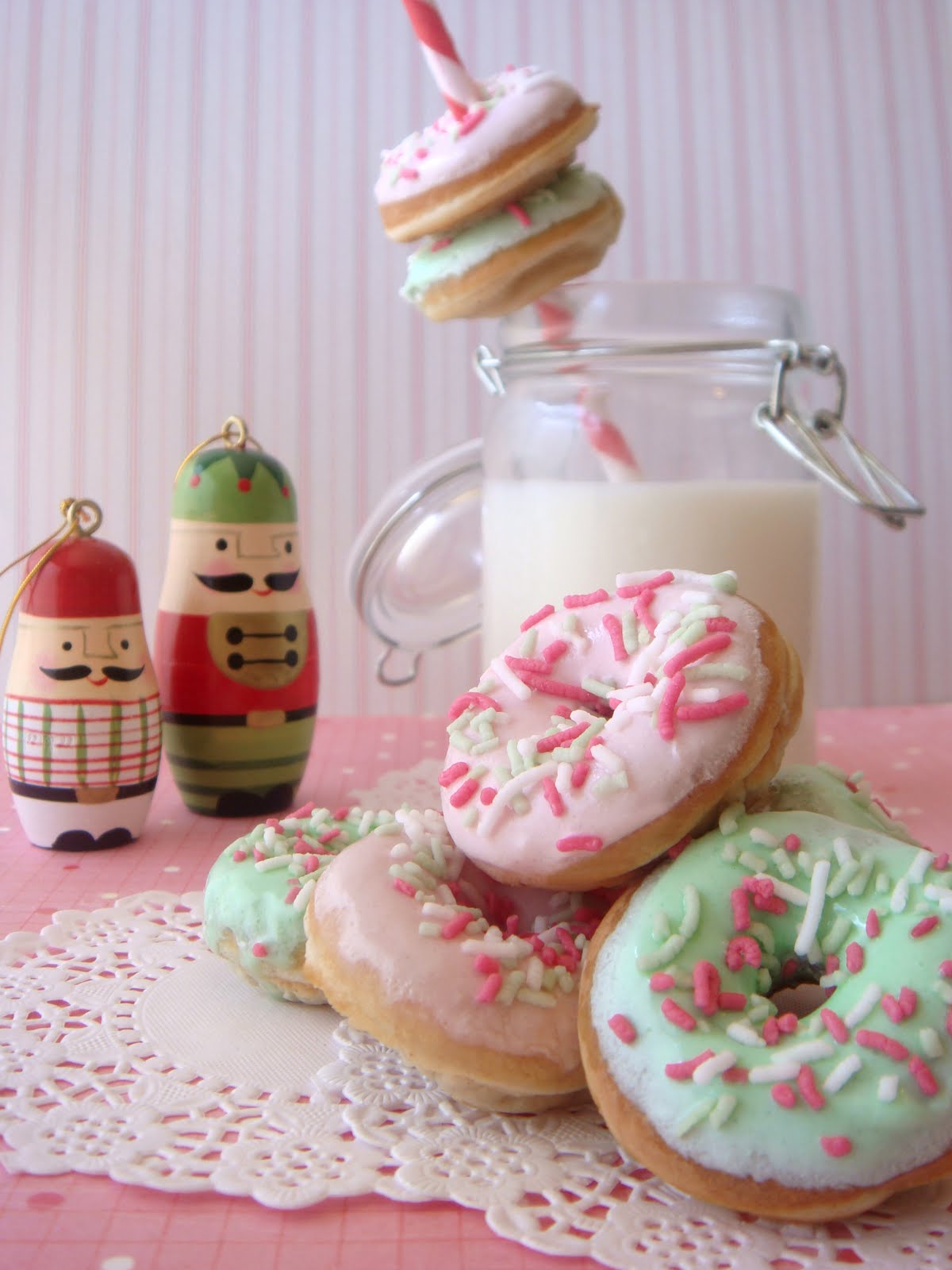 butter hearts sugar Itty Bitty Doughnuts