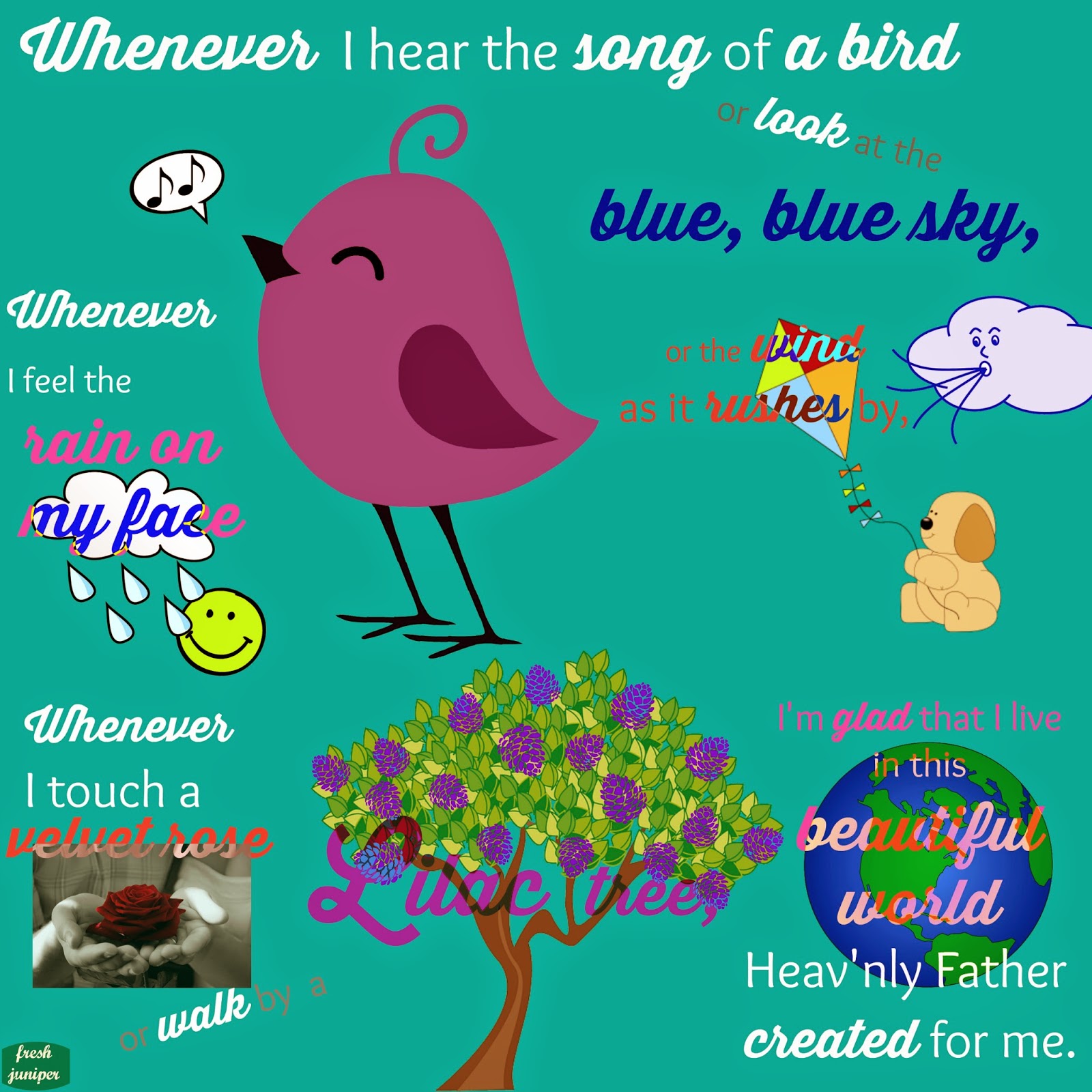 fresh juniper: Free Printable My Heavenly Father Loves Me