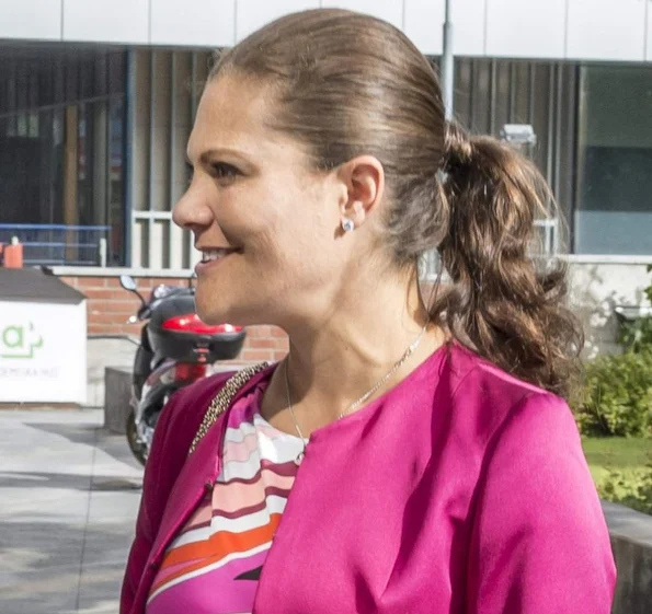 Crown Princess Victoria of Sweden attended the 10th anniversary of the European Centre for Disease Prevention and Control (ECDC) at the Karolinska Instituut 