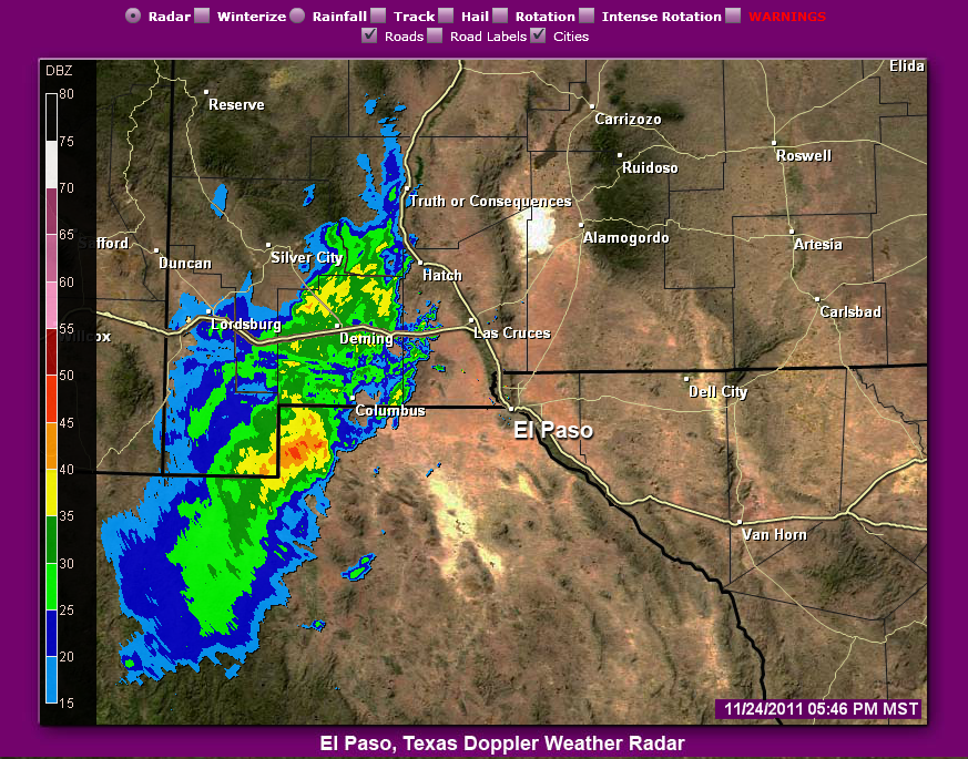 Rain Coming To The Plains.