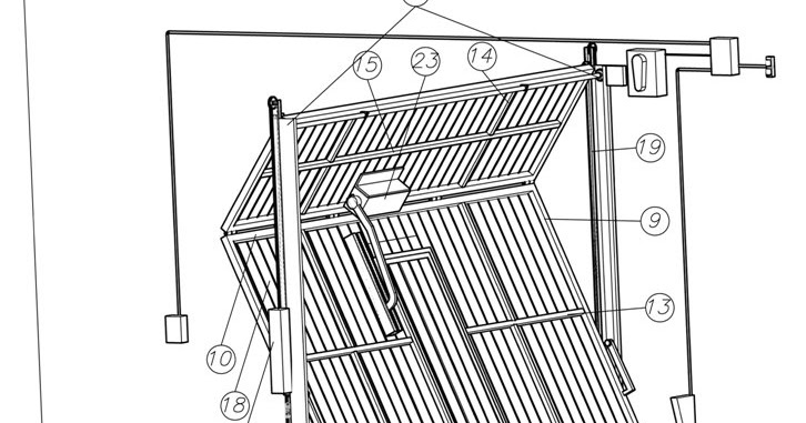 Puertas Automáticas: Puerta basculante - Componentes