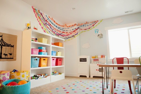 Como montar UN CUARTO DE JUEGOS para niños lleno de COLOR! | Boho Deco