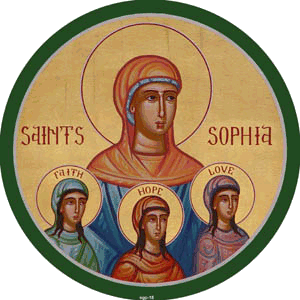 saint sophia st sofia painting they september hope daughters her three asm there commemorated together patron