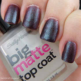 Swatch of Orly Galaxy Girl, matted.