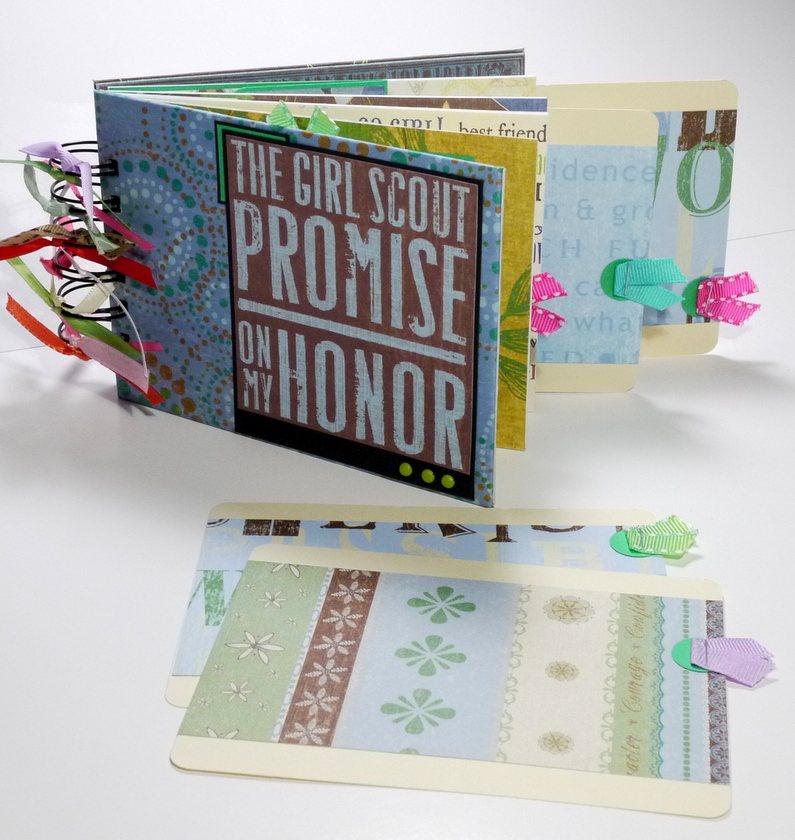 Scrapbook Gallery Girl Scout Scrapbook Mini Album