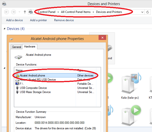 Driver android adb interface dbasl