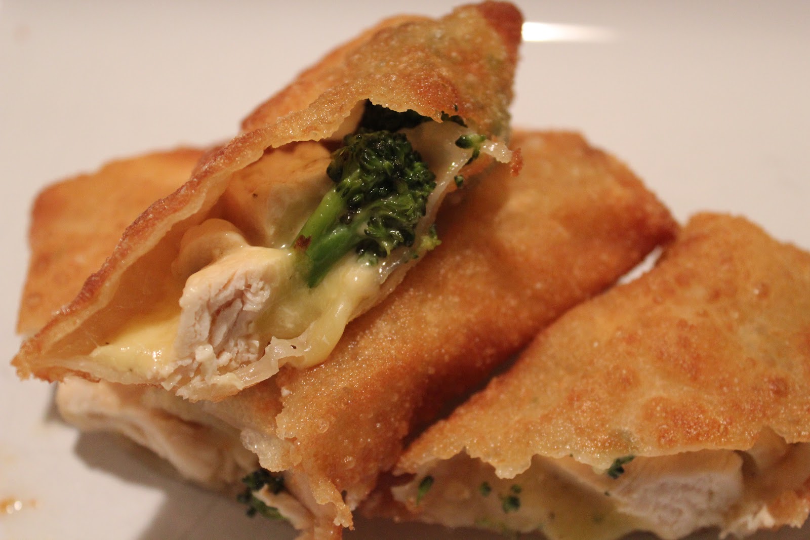 Delicious Dishings Chicken, Broccoli, And Cheese Egg Rolls