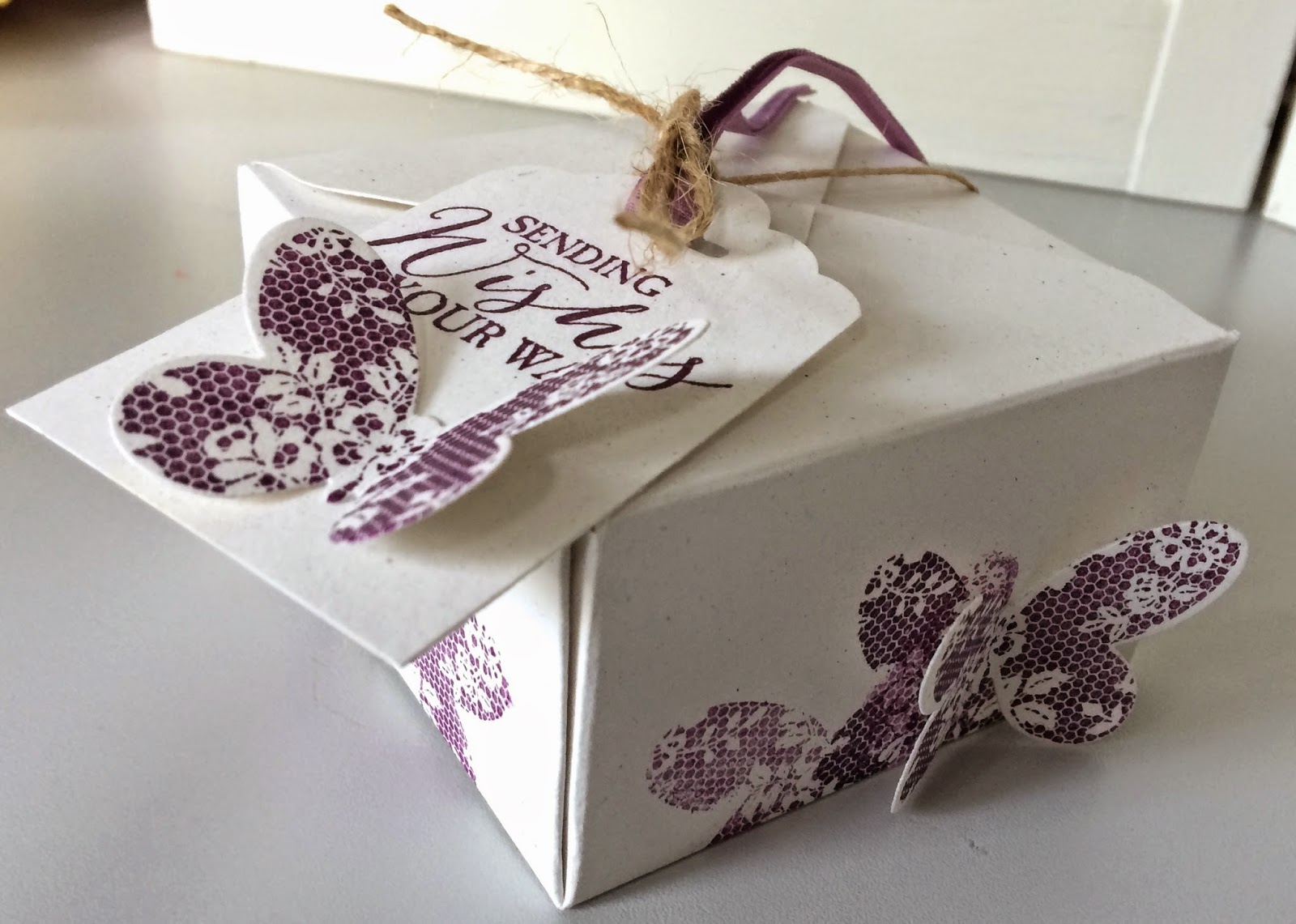 Laura's Creative Moments Stampin’ Up! Gift Box Punch Board