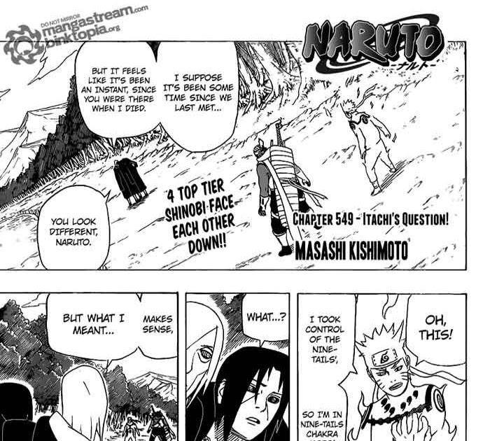 Naruto Manga Chapter 549