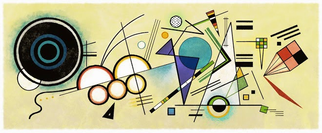 Doodle dedicado a Wassily Kandinsky Doodles de Google, pintor ruso