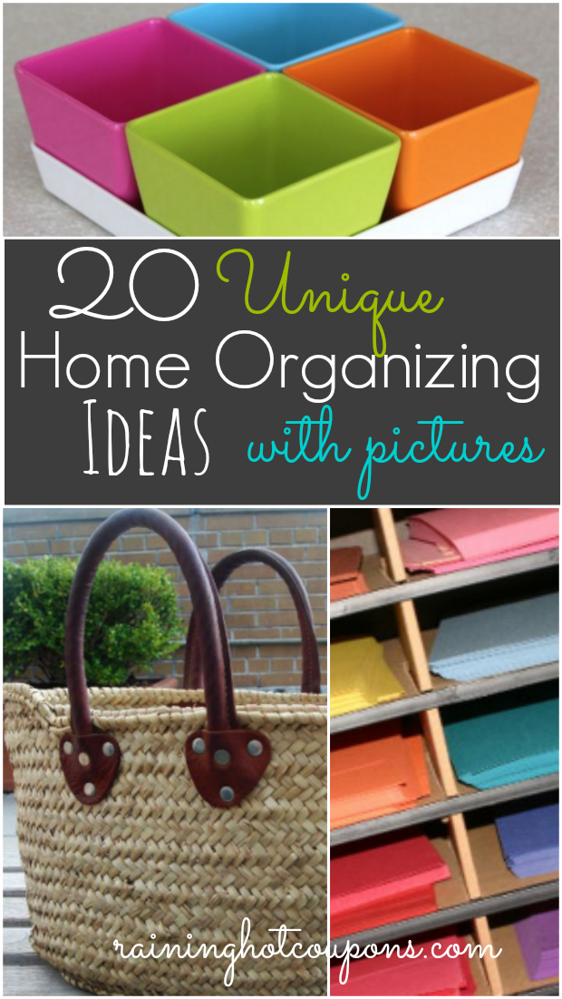 20 Unique Home Organizing Ideas with Pictures DIY Craft Projects