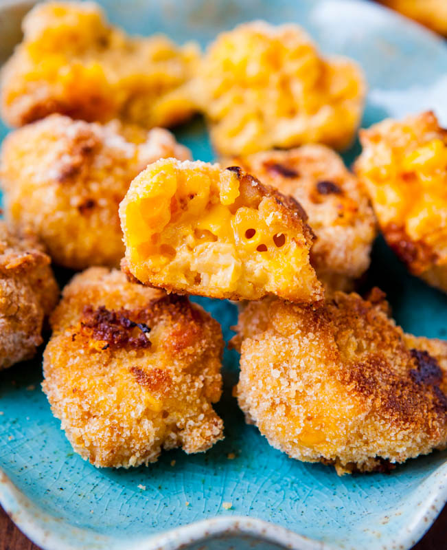 My Favorite Things Macaroni and Cheese Baked Cheese Balls from Averie Cooks