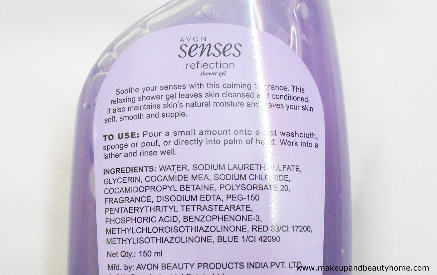 Avon Senses Reflection Shower Gel Review