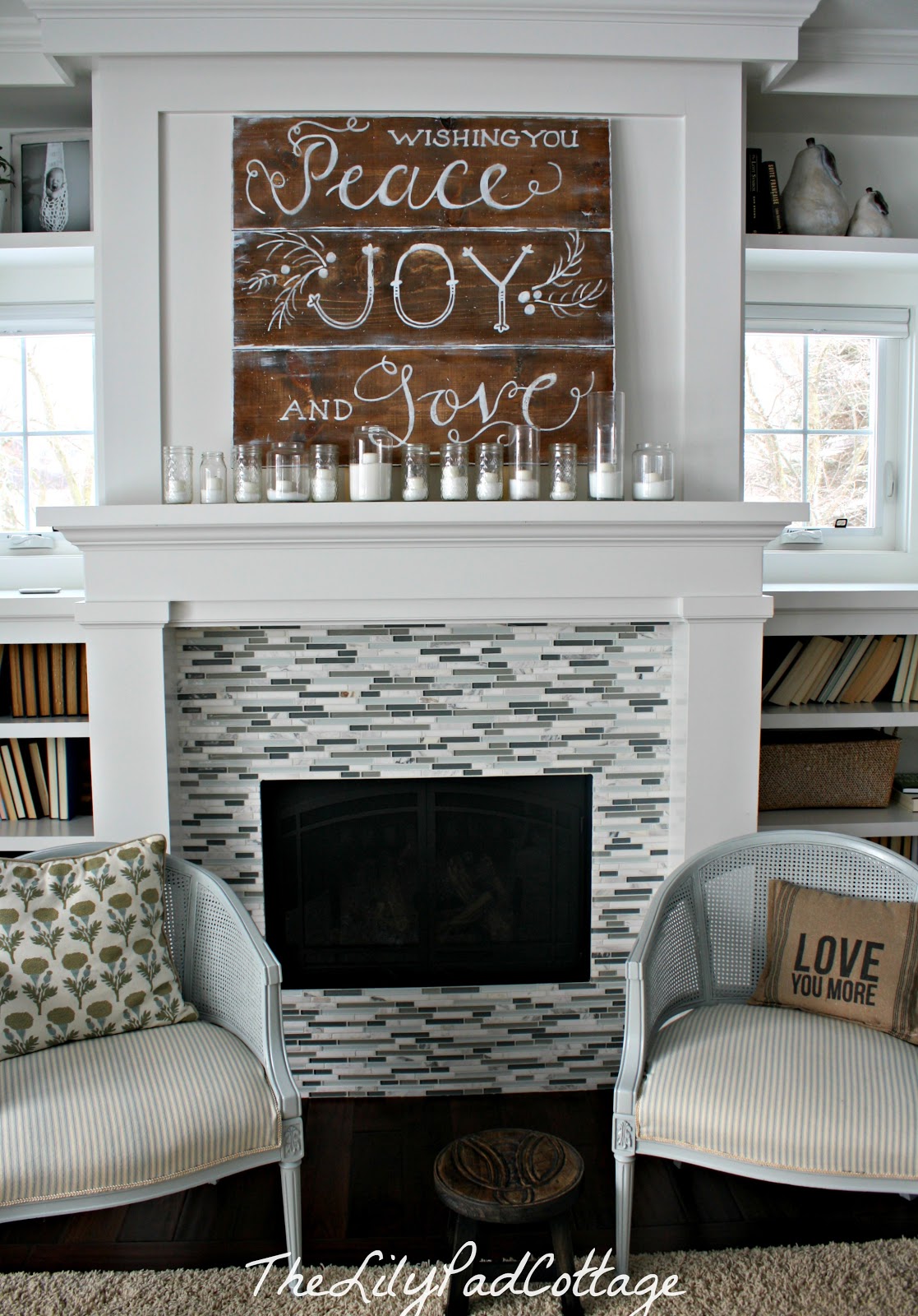 Winter Mantel The Lilypad Cottage