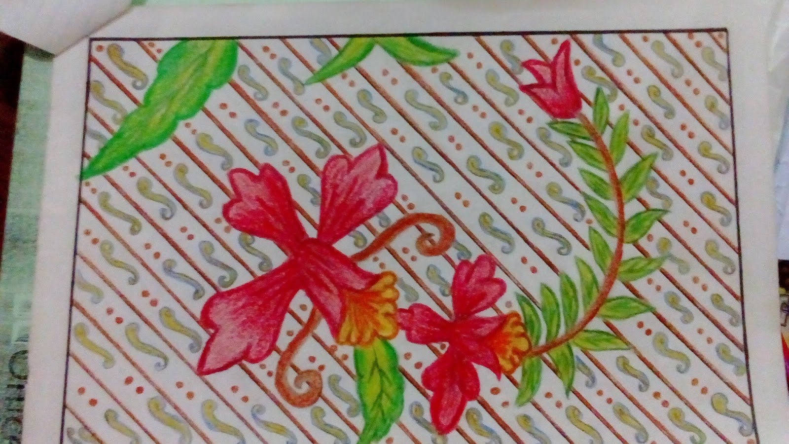 Cara Menggambar Batik Di Kertas Hvs