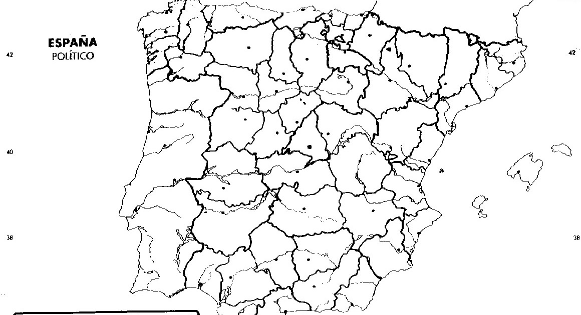 25+ Mapa Mudo Provincias España Pdf Background