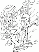 Dibujos del Pato Donald y Daisy para colorear . Dibujos para Niños dibujosparaninos dibujos del pato donald daisy para colorear 