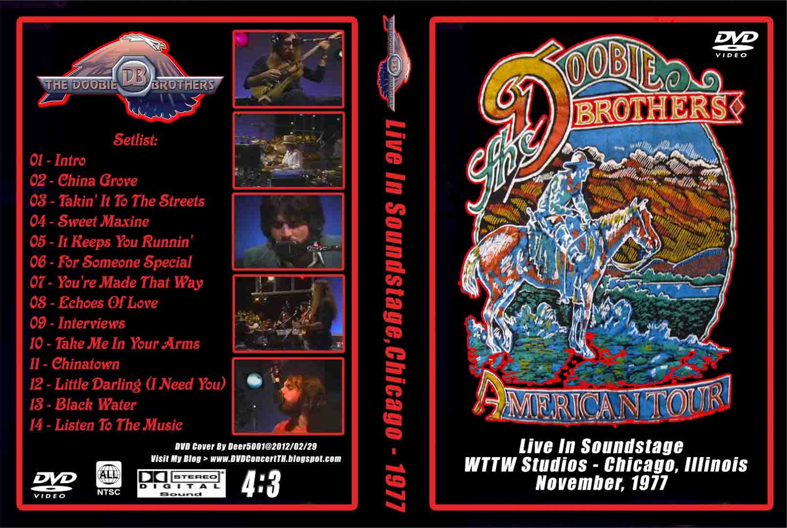 DVD Concert TH Power By Deer 5001: The Doobie Brothers - 1977 - Live In Soundstage1600 x 1074