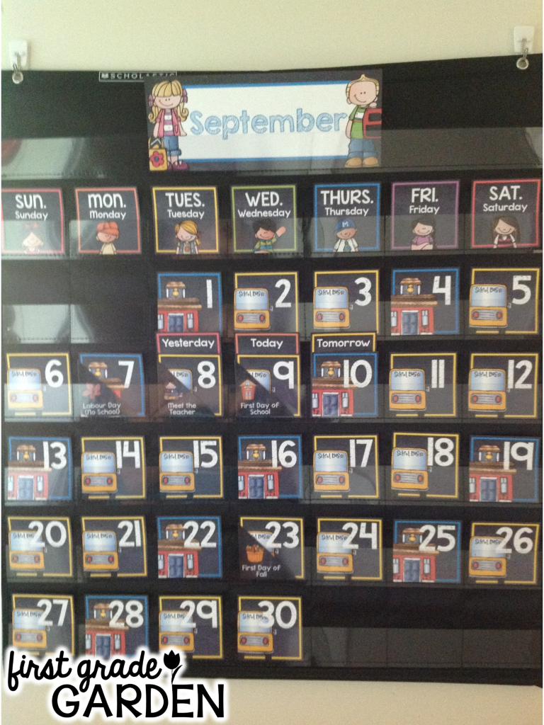 Scholastic Calendar Pocket Chart