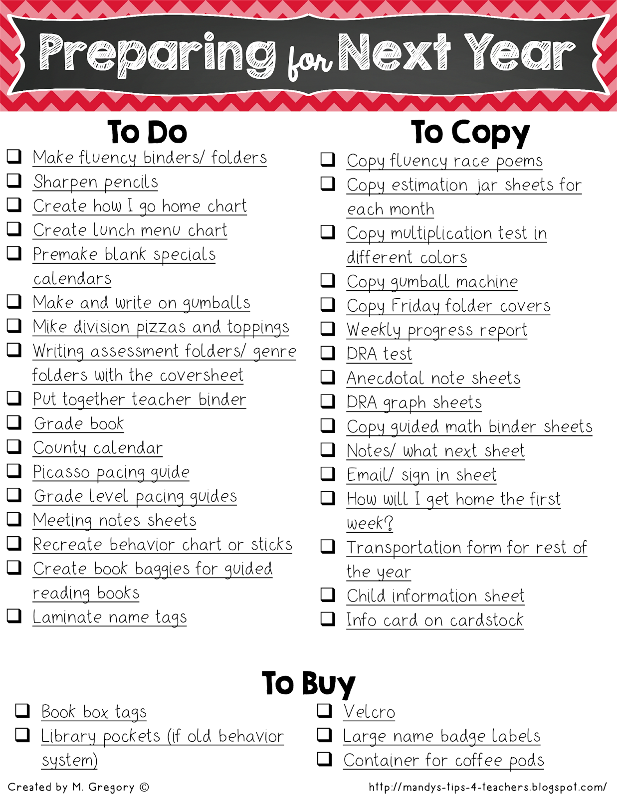 Preparing for Next School Year NOW! Mandy's Tips for Teachers
